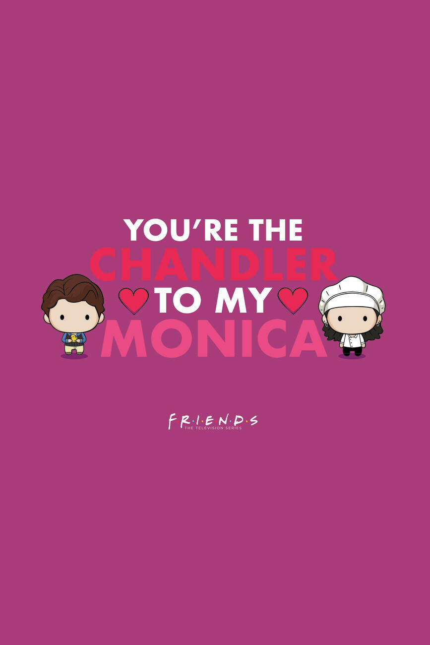 Wall Art Print Friends Monica and Chandler Gifts & Merchandise