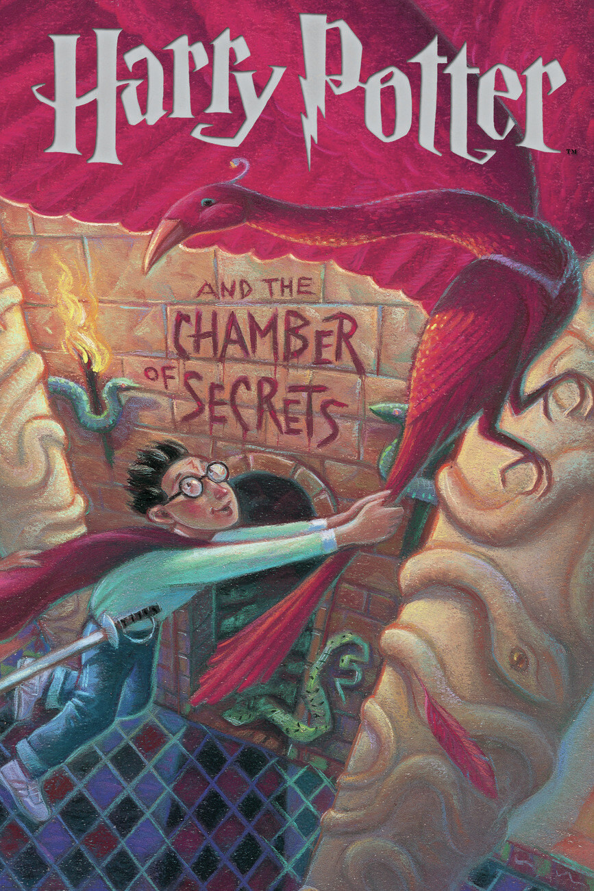 Wall Art Print Harry Potter - Chamber of Secrets book cover | Gifts &  Merchandise | Europosters