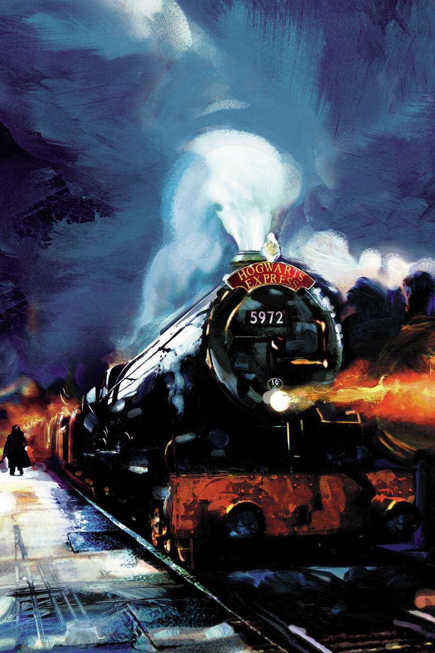 Wall Art Print Potter - Hogwarts Express | Gifts & |