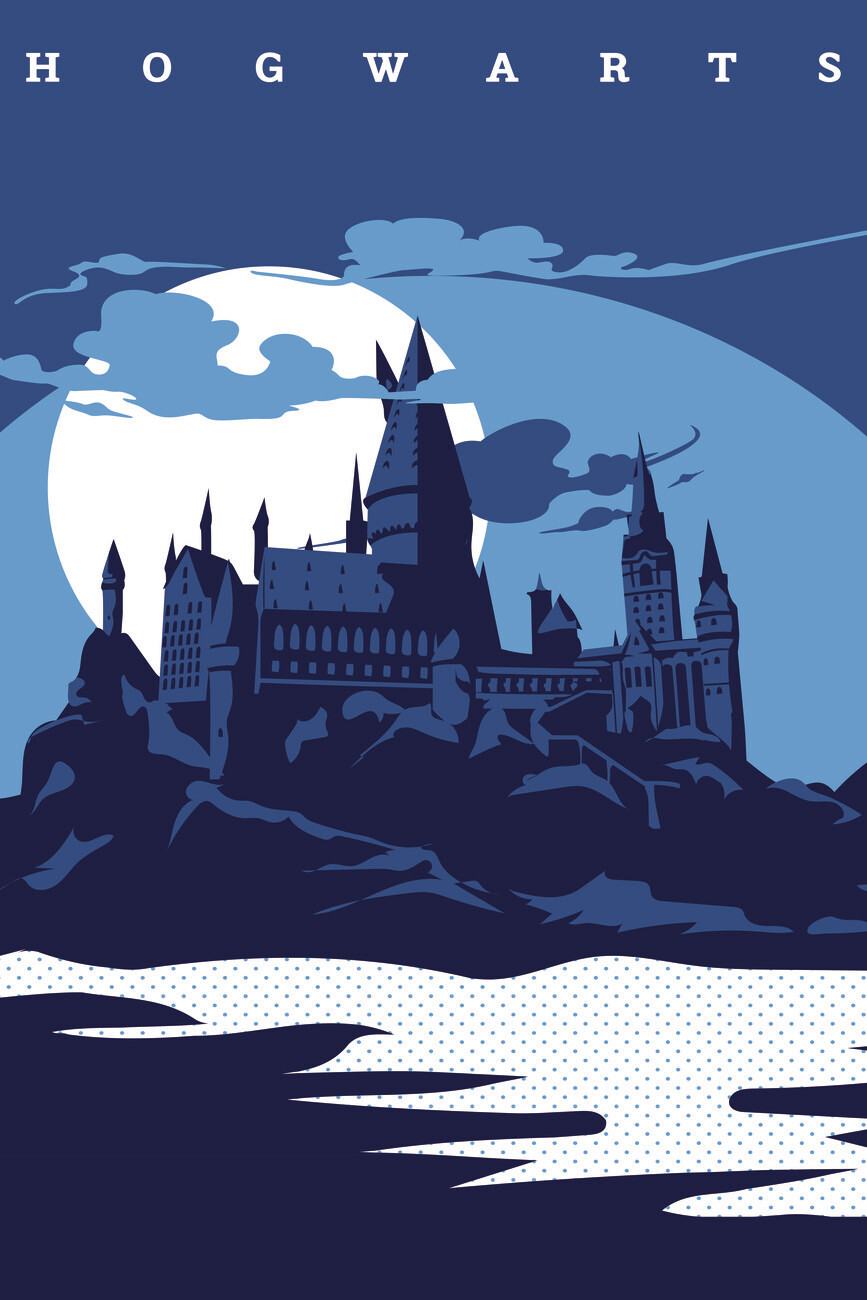 Wall Art Print Harry Potter - Hogwarts | & | Europosters