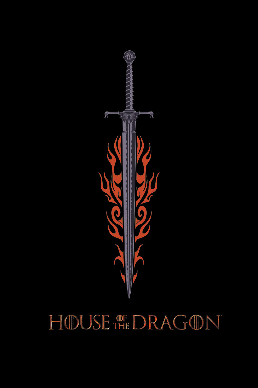 Poster House of Dragon - Fire Sword
