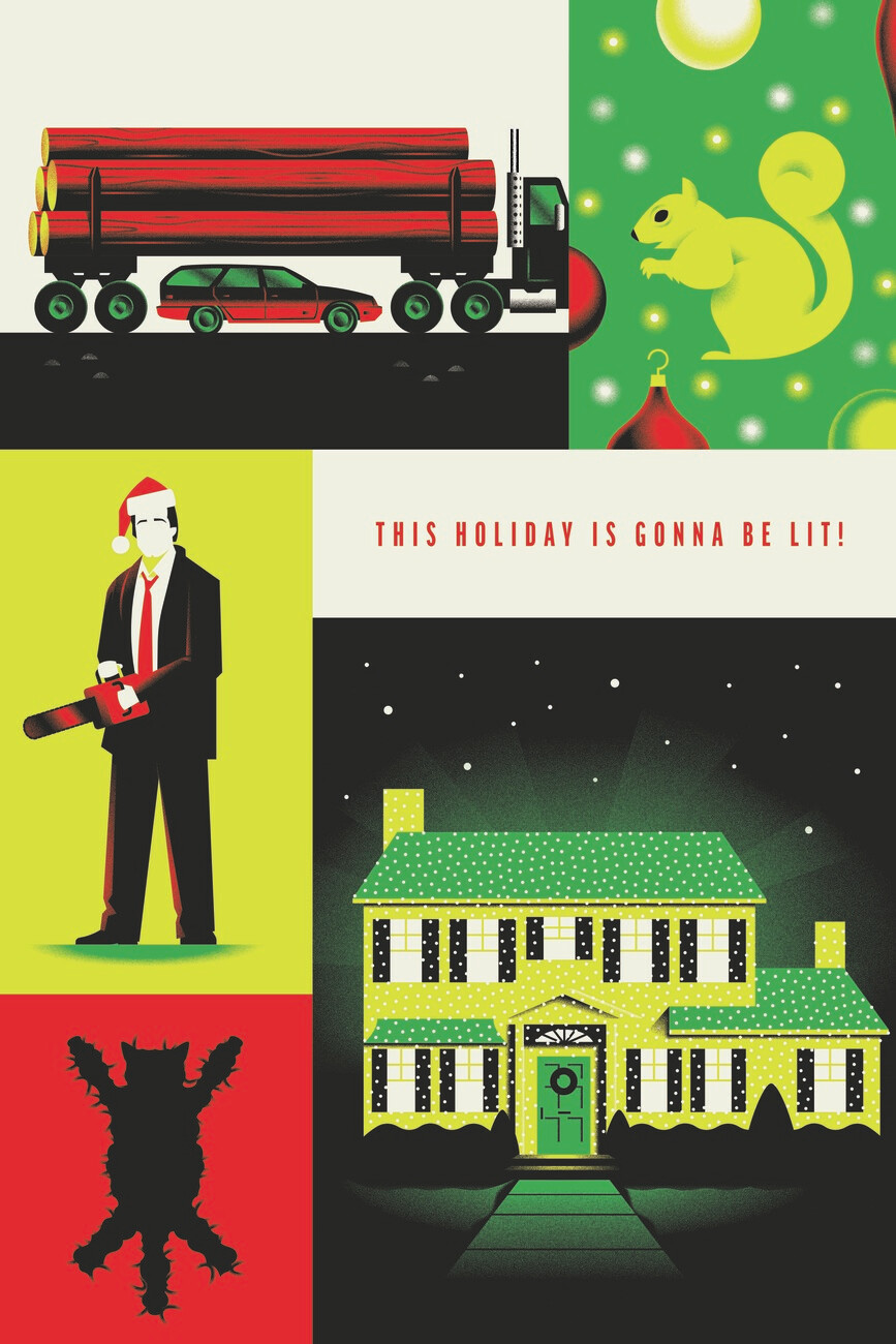 national lampoon's christmas vacation wall art