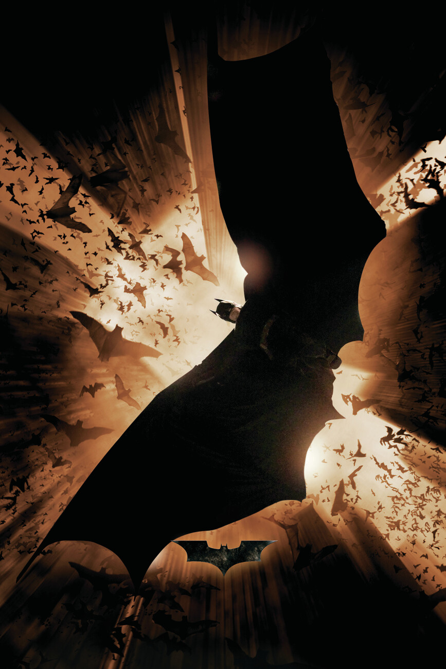 Wall Art Print The Dark Knight Trilogy - Bat Wings | Gifts ...