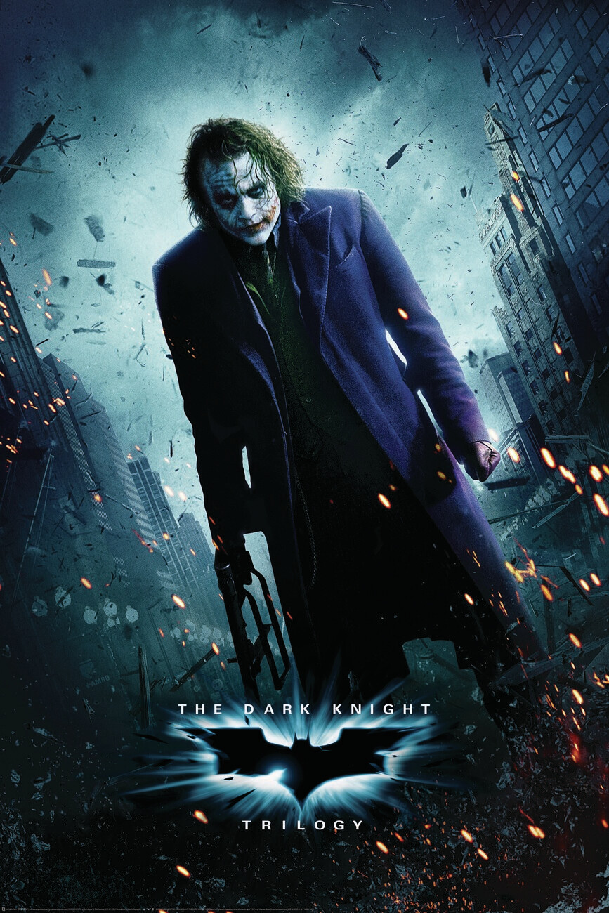Wall Art Print The Dark Knight Trilogy - Joker