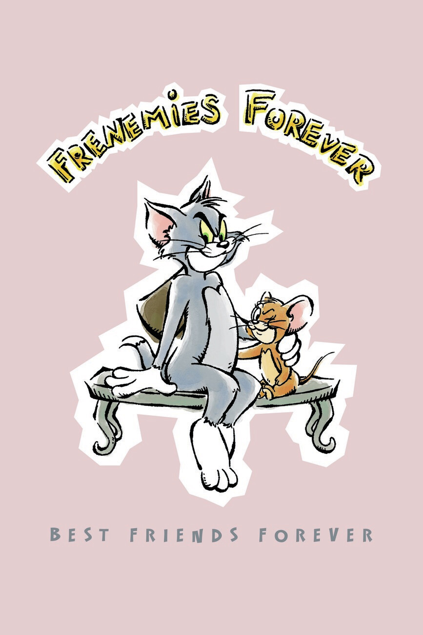 Wall Art Print Tom and Jerry - Best Friends Forever | Gifts ...