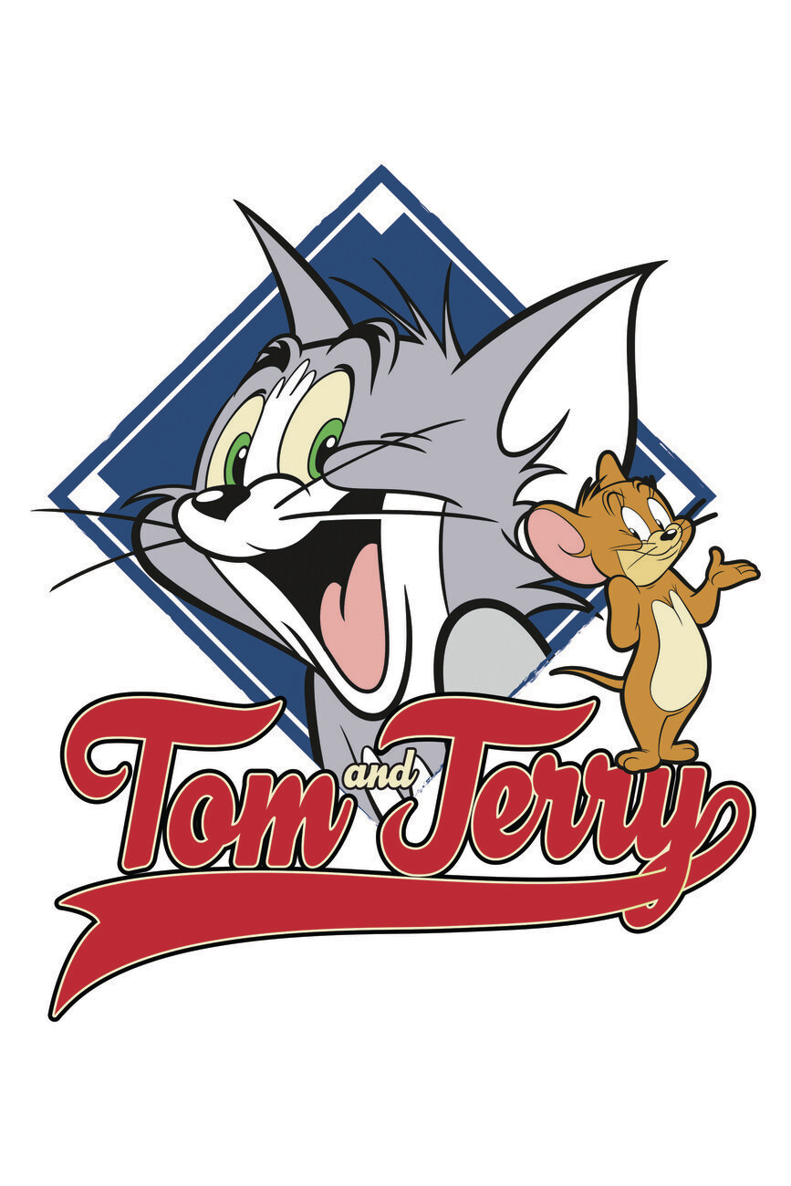 Tom And Jerry Logo Flat Classic Round Sticker | Zazzle