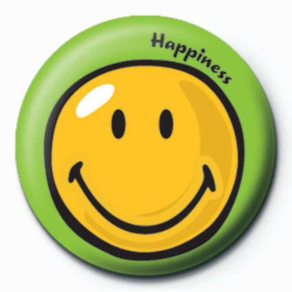 Smiley World-Happiness Badge | Button | Sold at EuroPosters