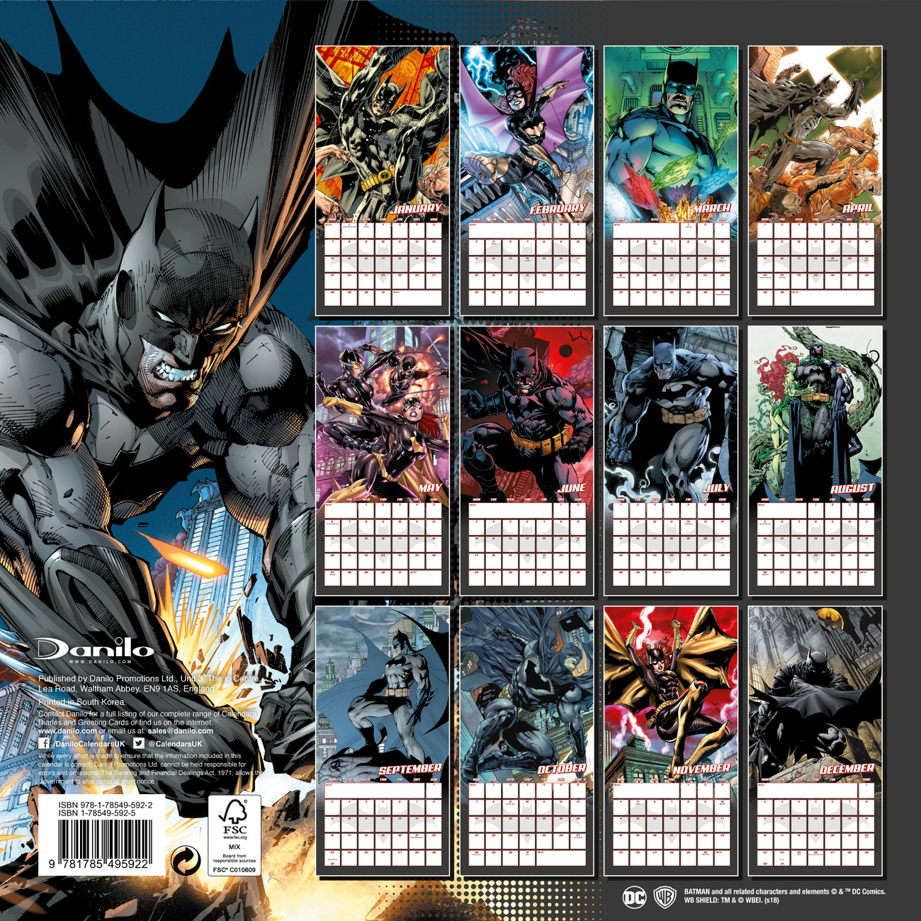 Batman Comics Calendars 2021 on UKposters/EuroPosters