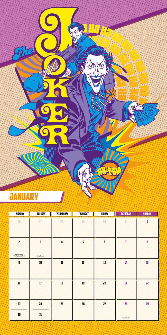DC Comics Calendars 2021 on UKposters/EuroPosters