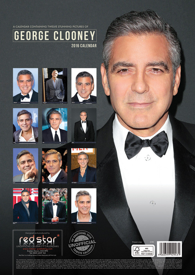 George Clooney - Calendars 2021 on UKposters/EuroPosters