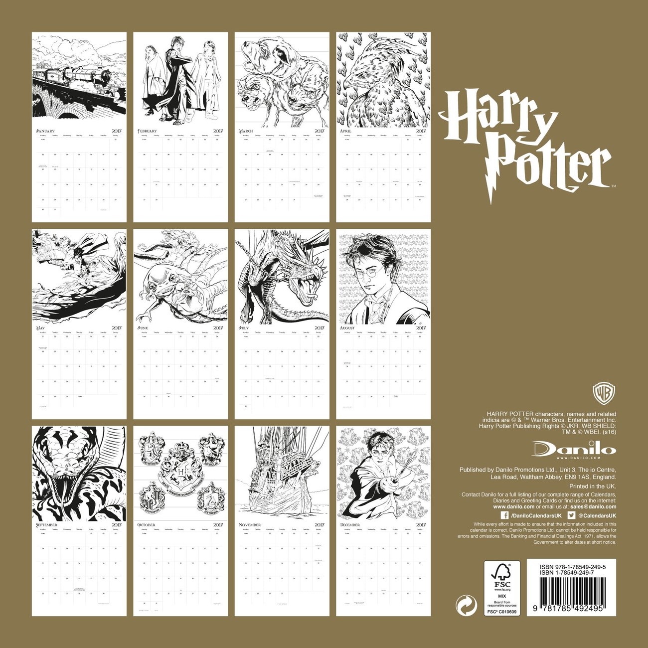 Harry Potter - Calendars 2020 on UKposters/EuroPosters