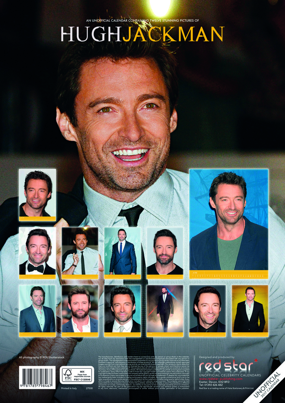 Hugh Jackman - Calendars 2021 on UKposters/EuroPosters