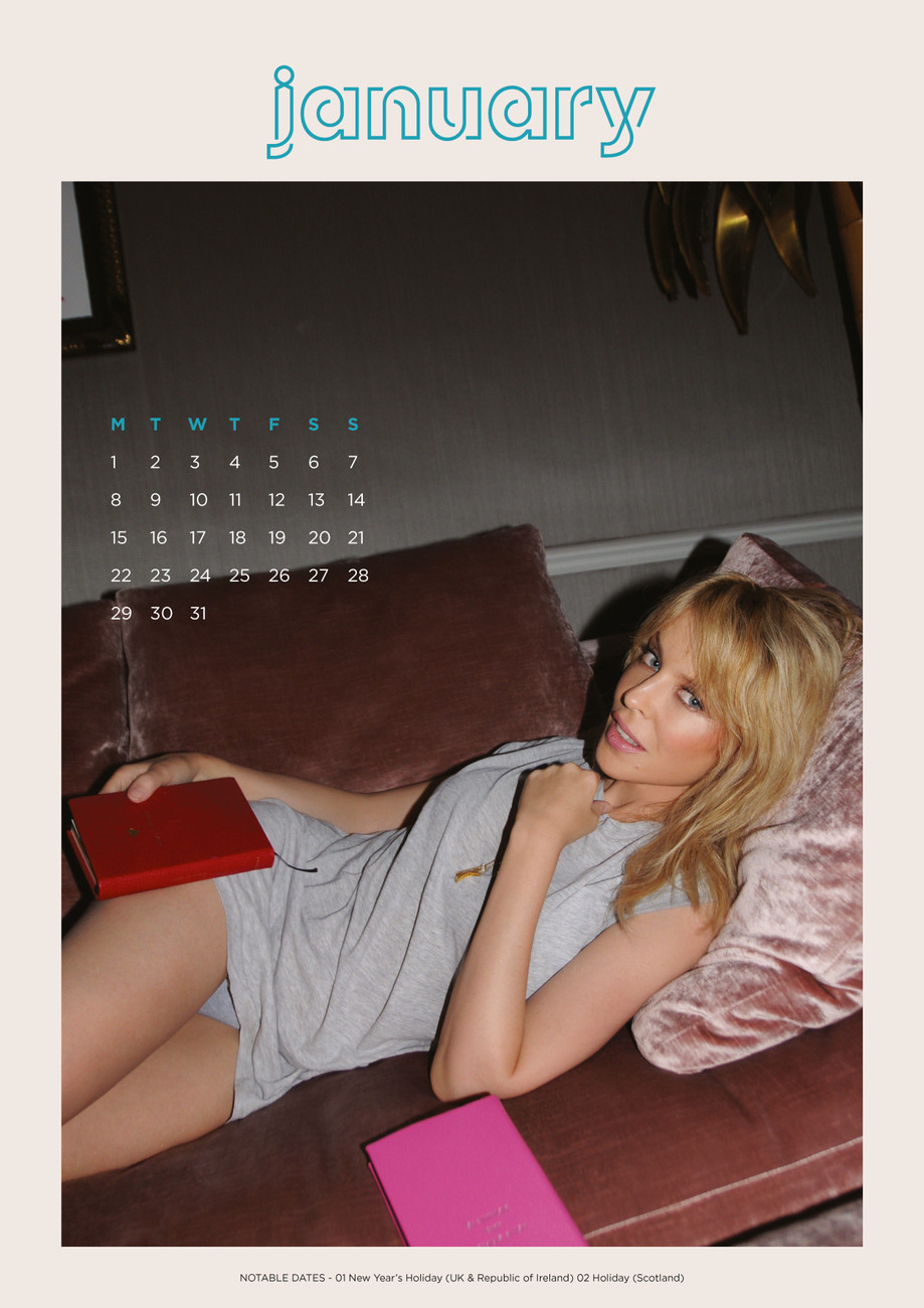 Kylie Minogue Official 2024 Calendar Calendar 2024