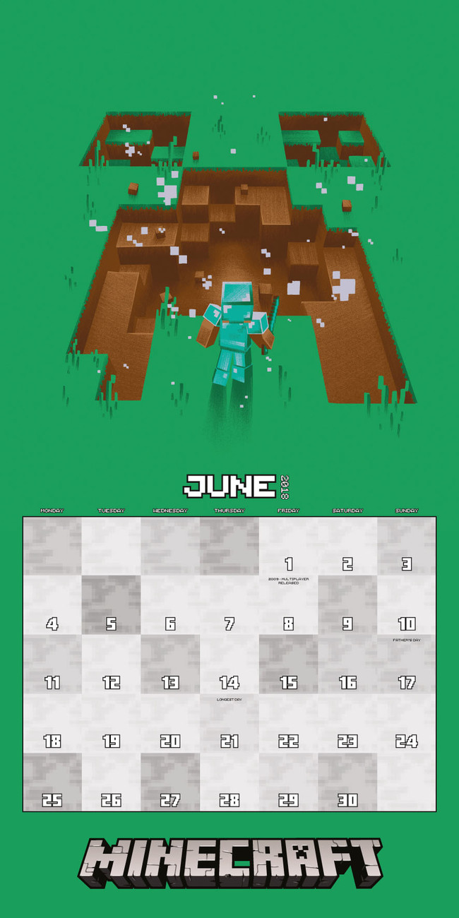 Minecraft Calendars 2021 on UKposters/EuroPosters