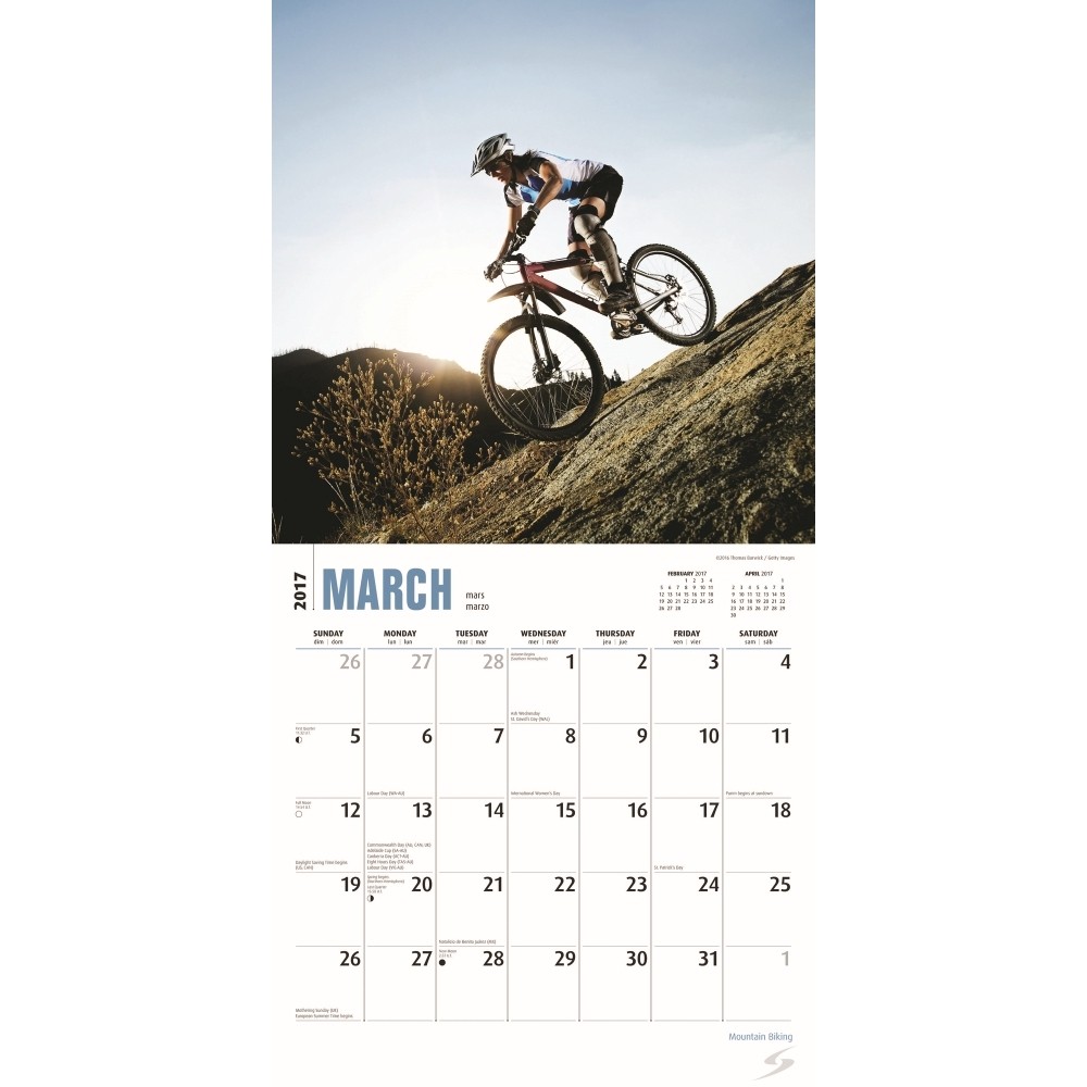 Mountain Biking  Calendars 2019 on UKposters/EuroPosters