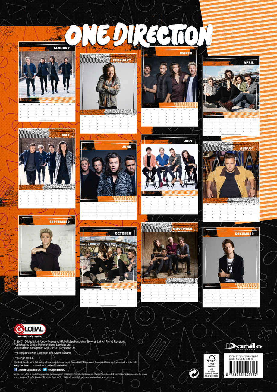 One Direction Calendars 2021 on UKposters/UKposters