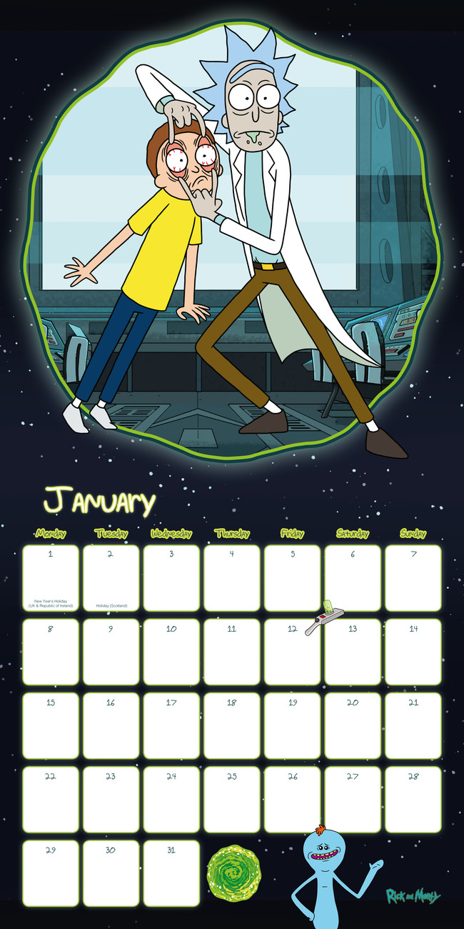 Rick and Morty - Calendars 2021 on UKposters/Abposters.com