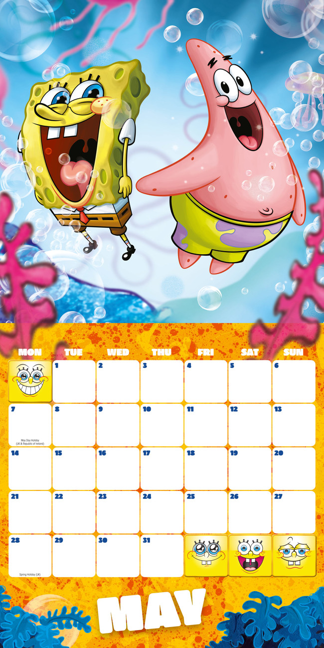 Spongebob Calendar 2024 Mandi Rebekah