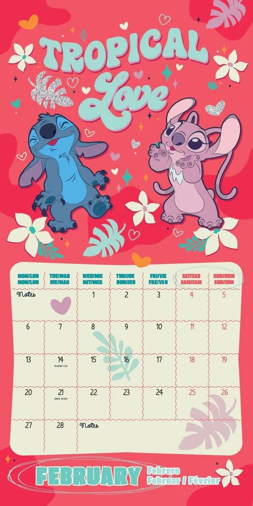 Lilo & Stitch Calendários de parede 2024 Compre em Europosters