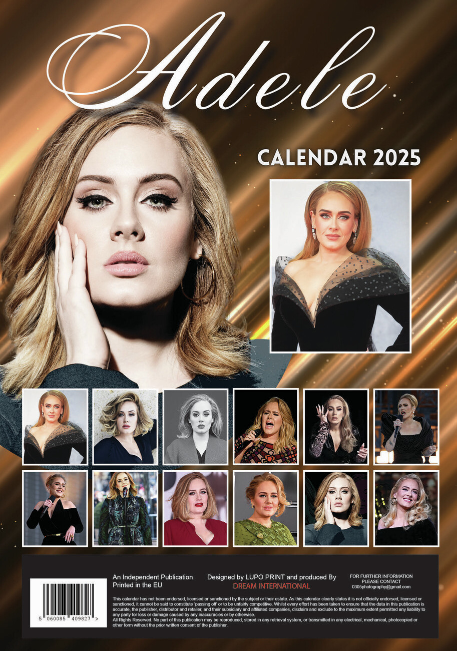 Adele Wall Calendars 2025 Buy at