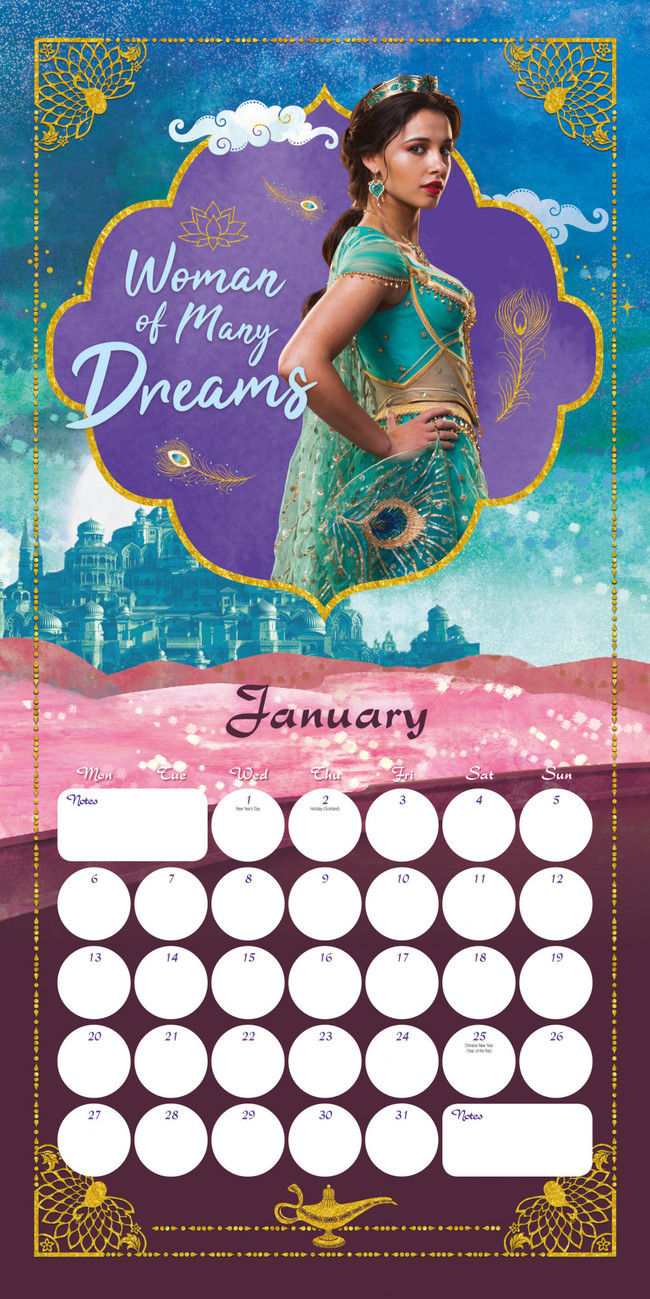 Aladdin Wall Calendars 2024 Buy at