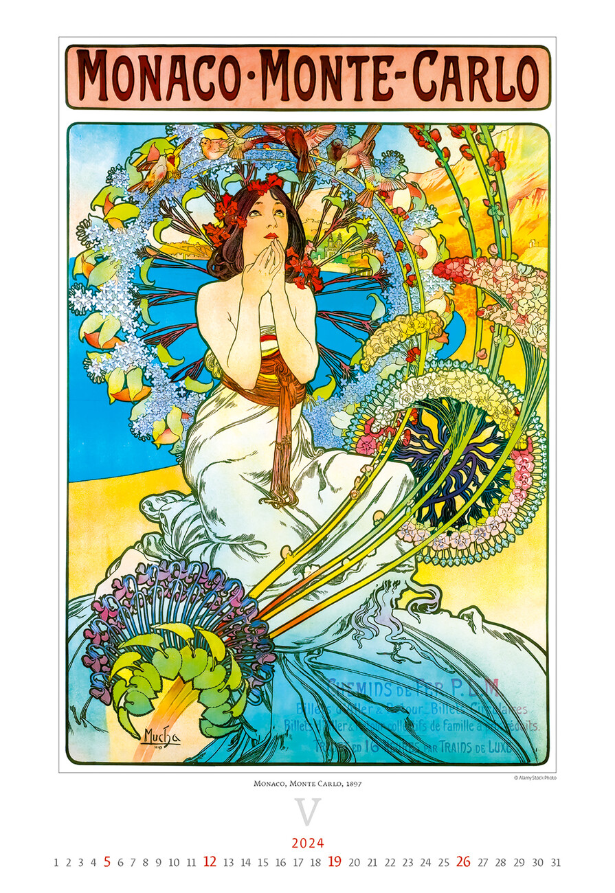 Alfons Mucha - Wall Calendars 2024 | Buy at Abposters.com