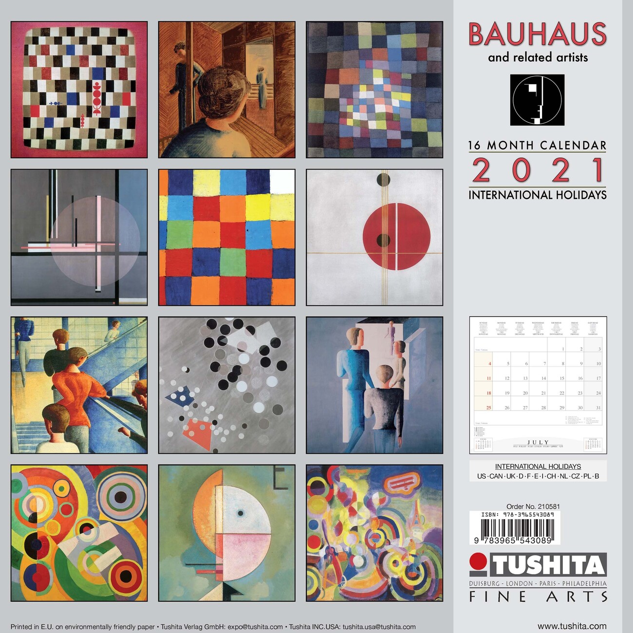 Bauhaus Wall Calendars 2022 Large selection
