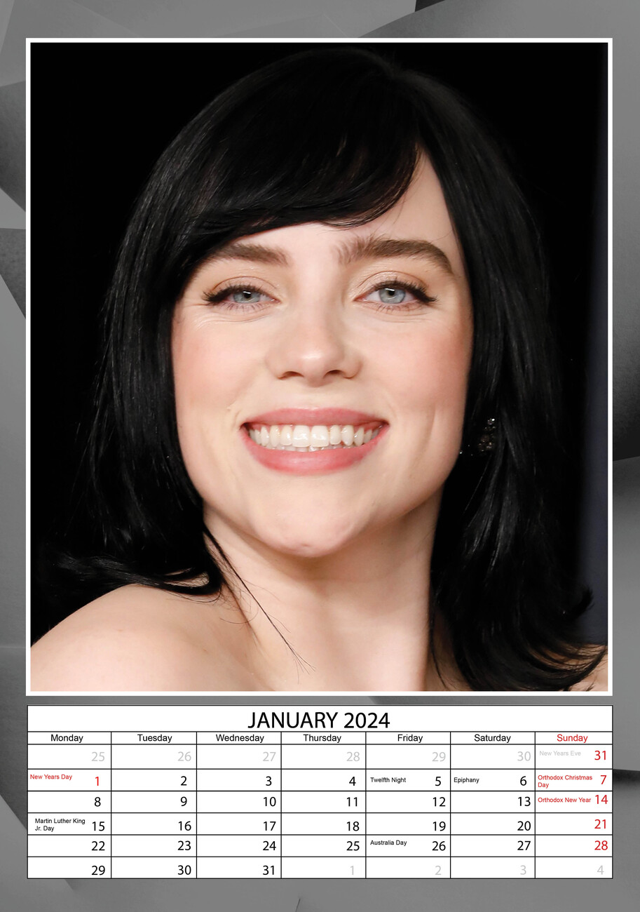 Billie Eilish Wall Calendars 2024 Buy at Europosters