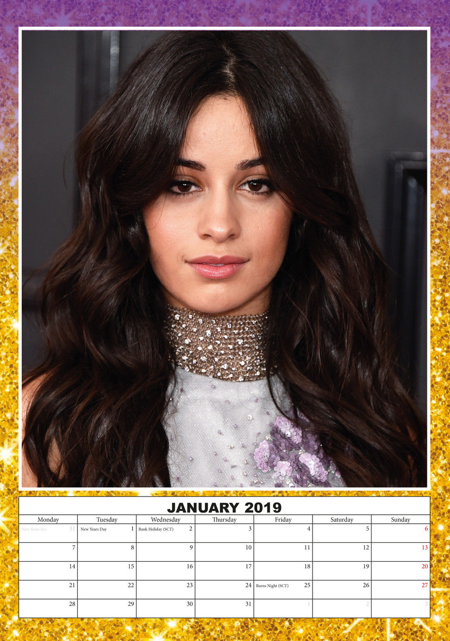 Camila Cabello Wall Calendars 2019 Buy at