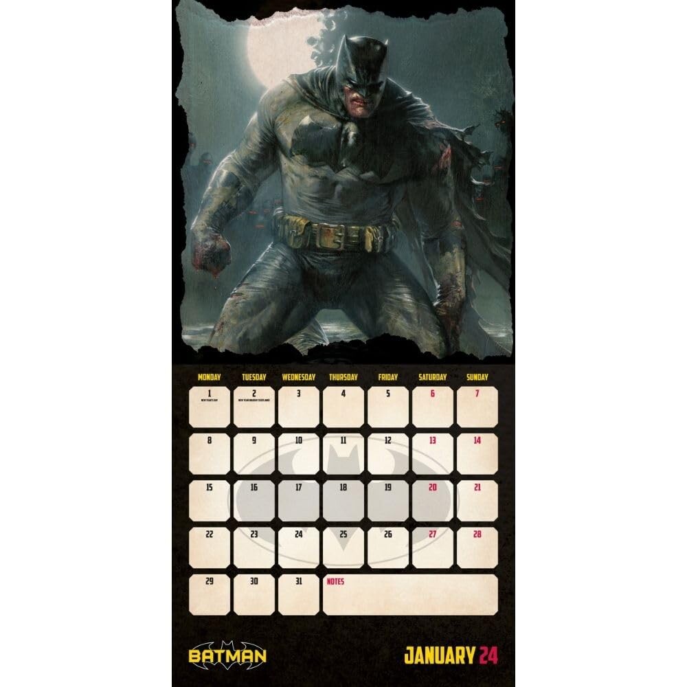 DC Batman Comics Wall Calendars 2024 Buy at