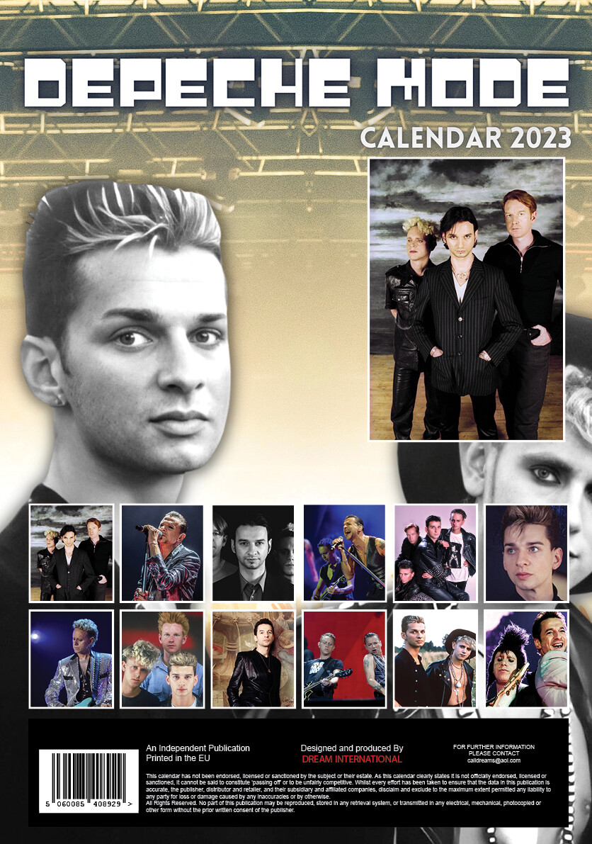 Depeche Mode Wall Calendars 2023 Buy at Europosters