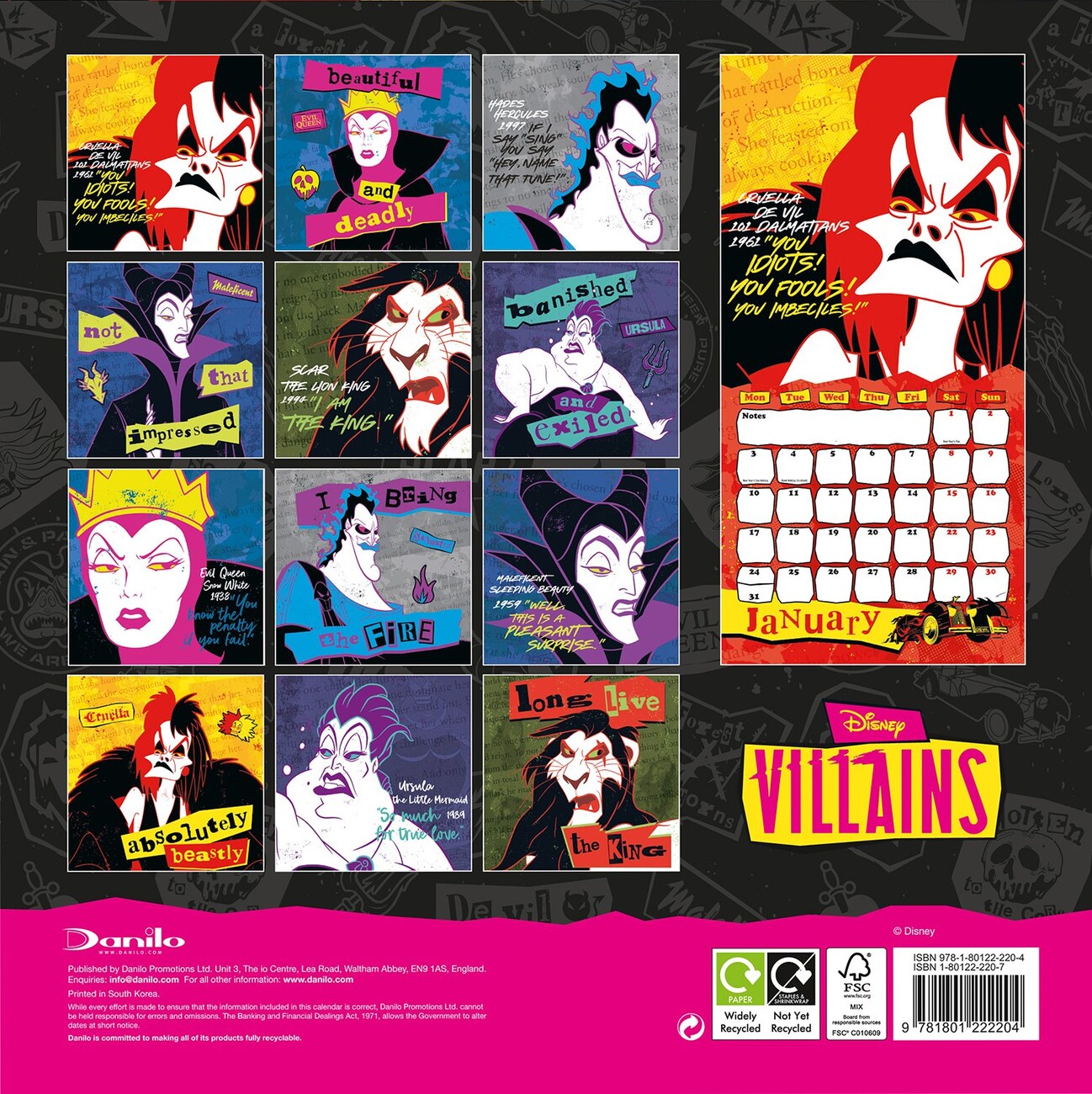 disney villains calendar 2026: An In-Depth Look at its Cultural Significance