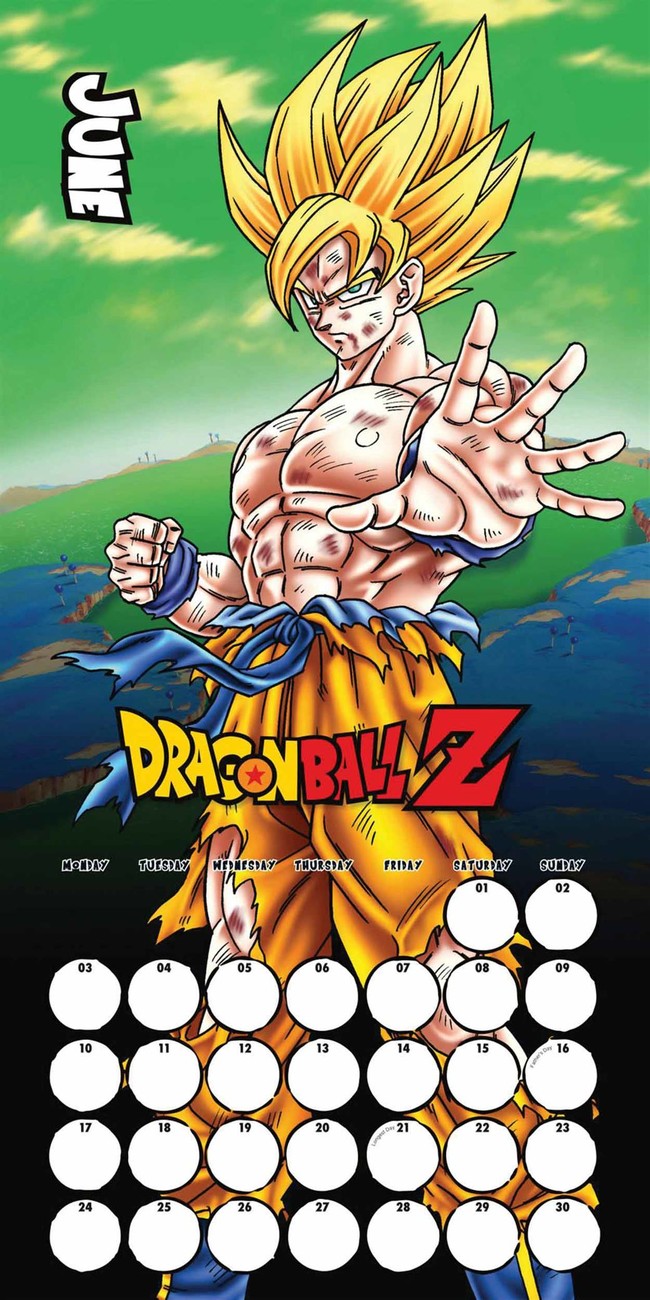 Dragon Ball Z Wall Calendars 2019 Buy at Europosters