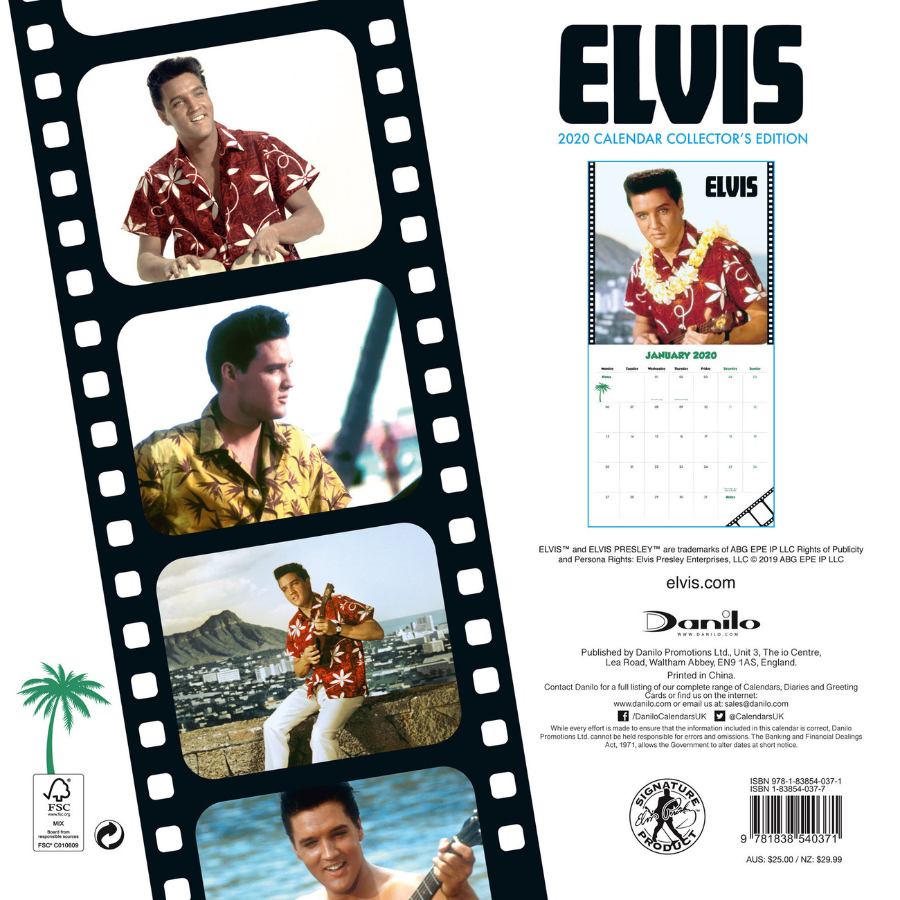 Elvis Wall Calendars 2020 Large selection