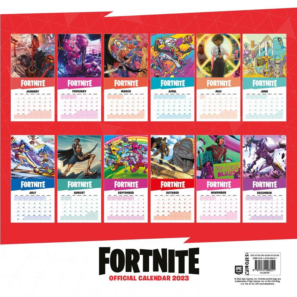 Fortnite Wall Calendars 2024 Buy at Europosters