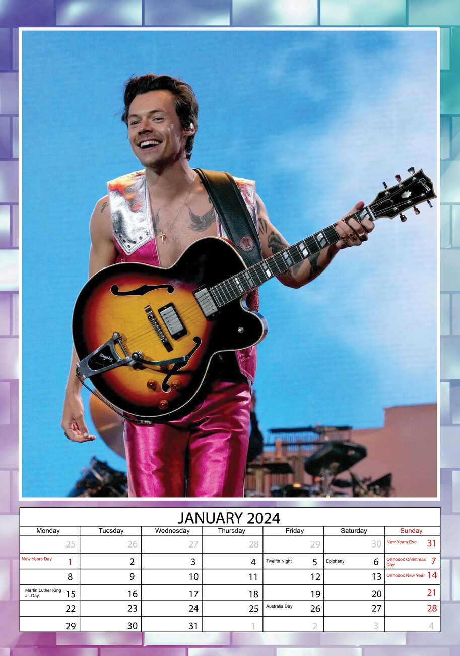Harry Styles Wall Calendars 2024 Buy at Europosters