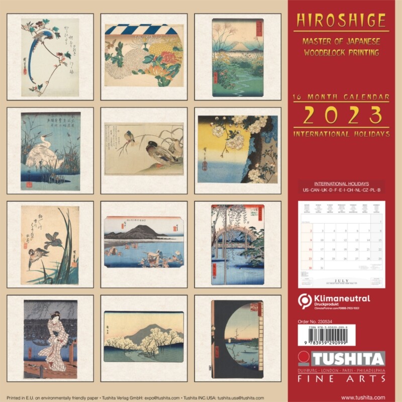 Calendrier 2024 Art Japonais Hiroshige