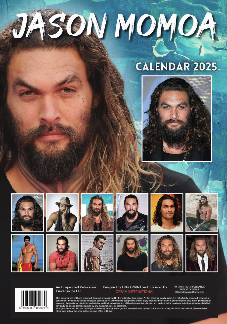 Jason Momoa Wall Calendars 2025 Buy at Europosters