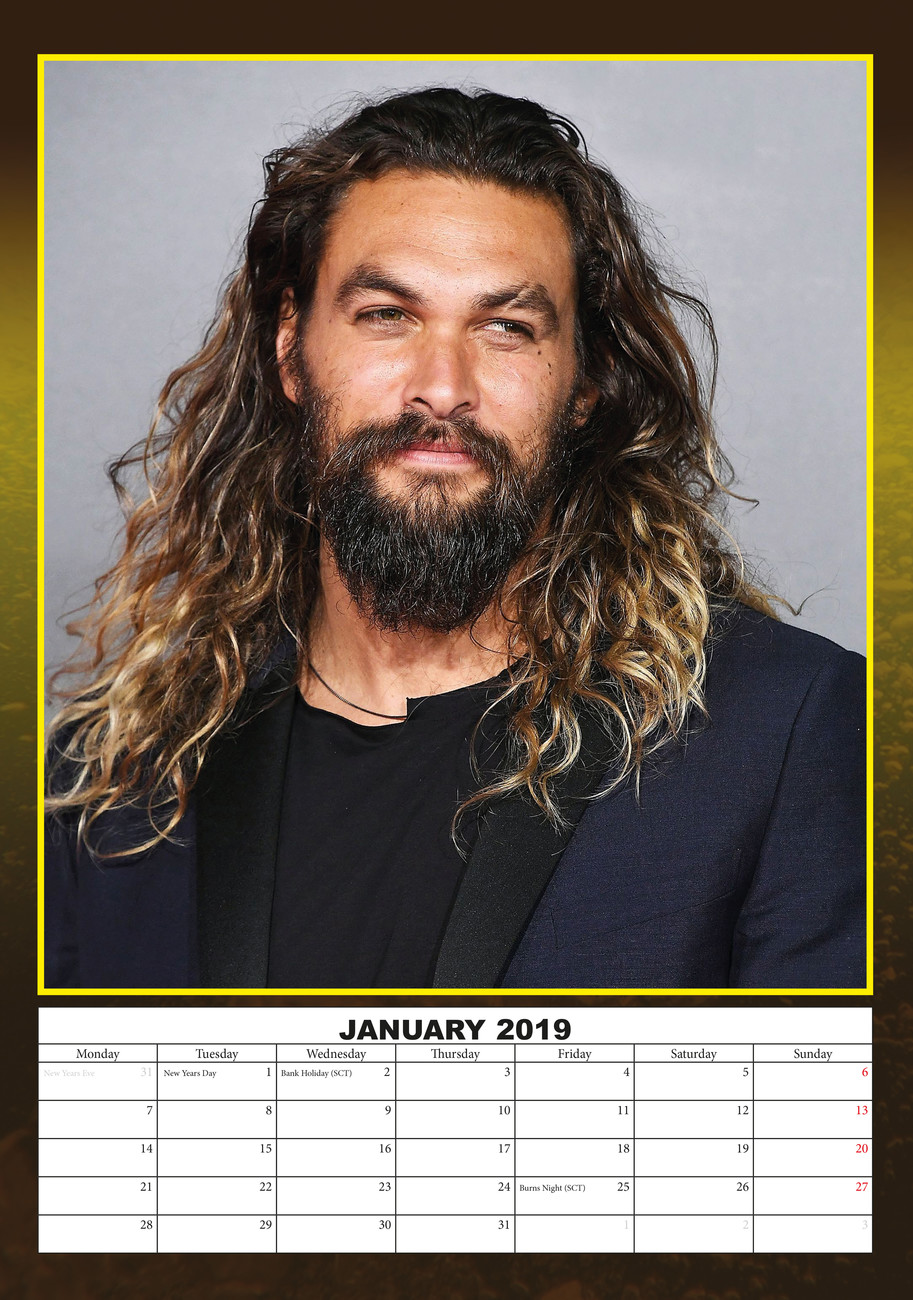 Jason Momoa Wall Calendars 2019 Buy at Europosters