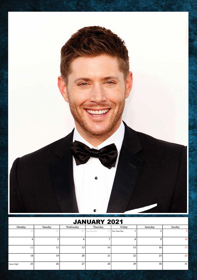 Jensen Ackles - Wall Calendars 2021 | Large selection