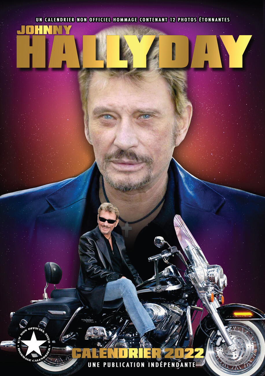 Johnny Hallyday Wall Calendars 22 Large Selection