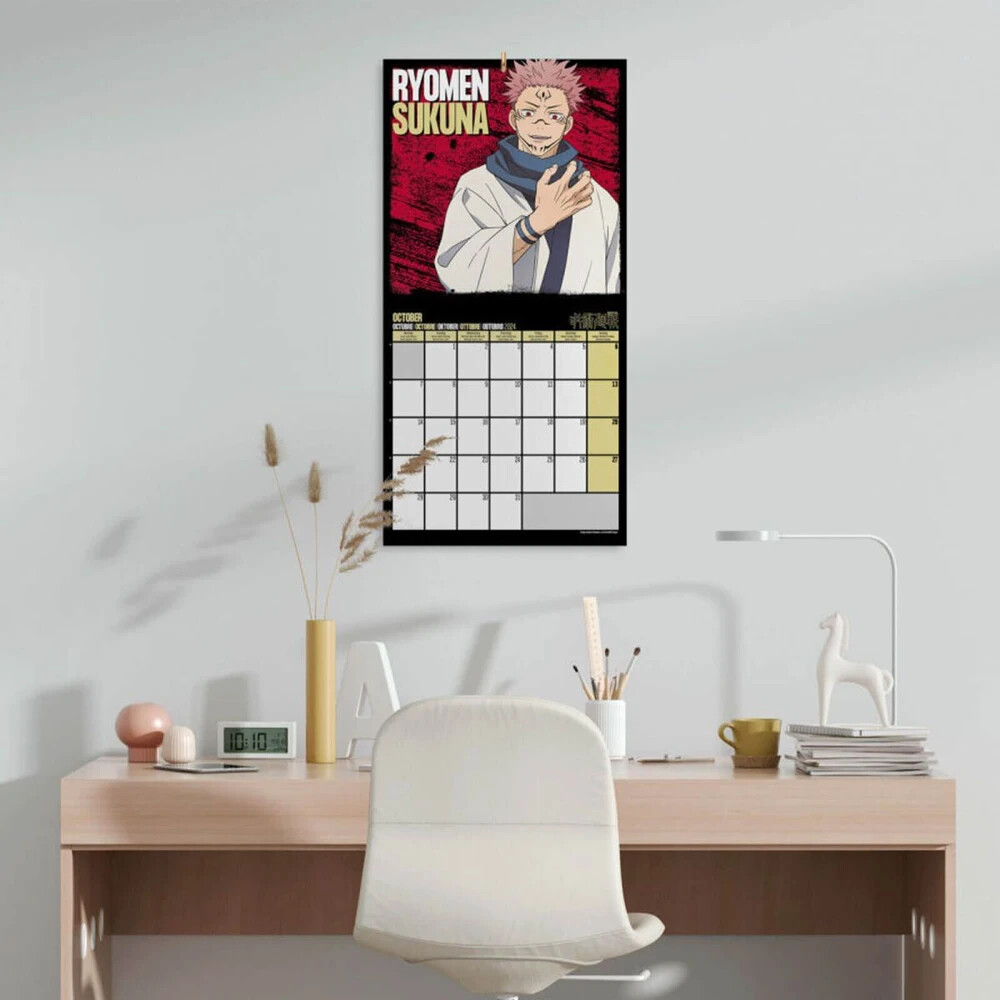 Arte Digital Calendário 2024 Jujutsu Kaisen