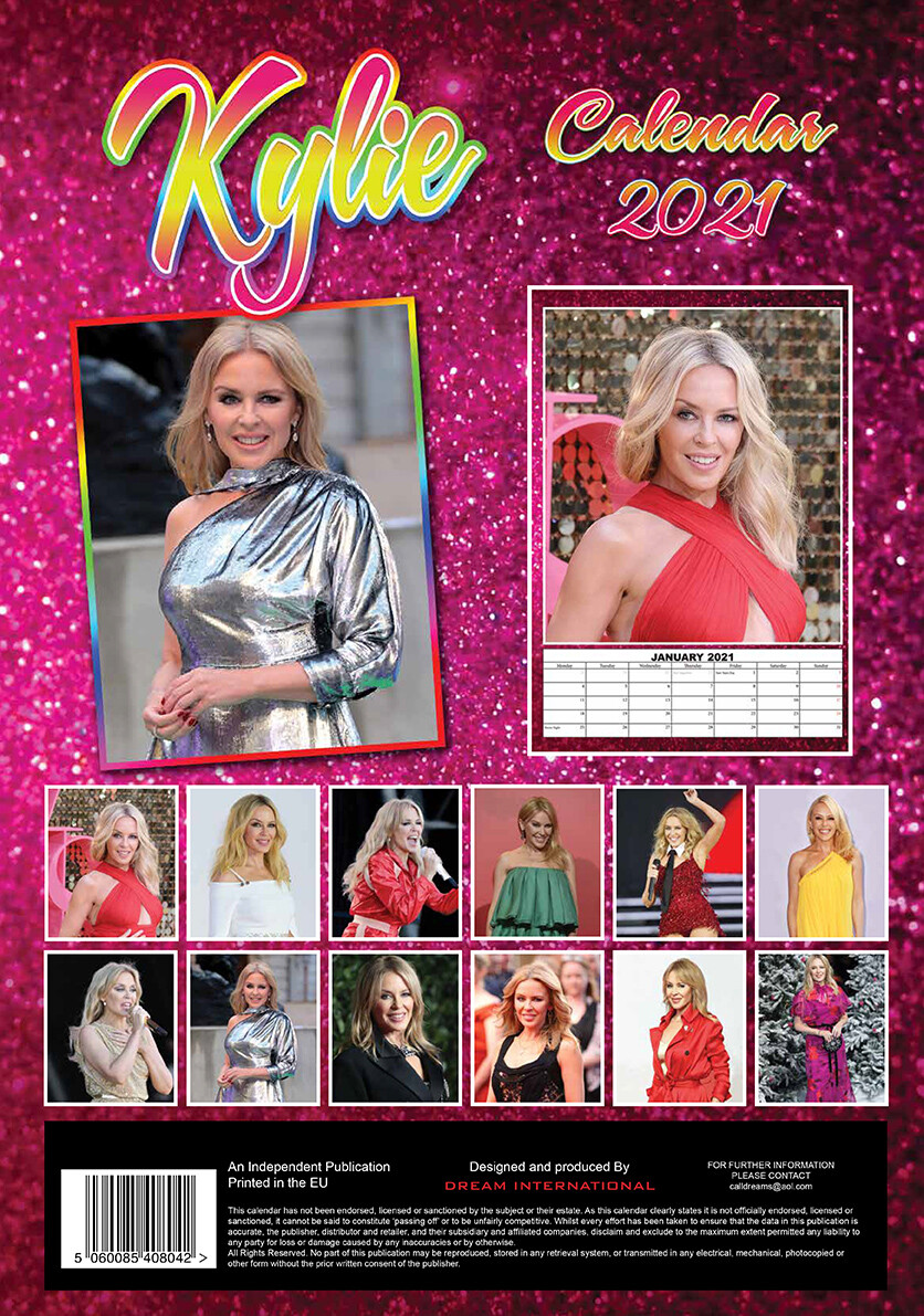 Kylie Minogue Wall Calendars 2021 Large selection