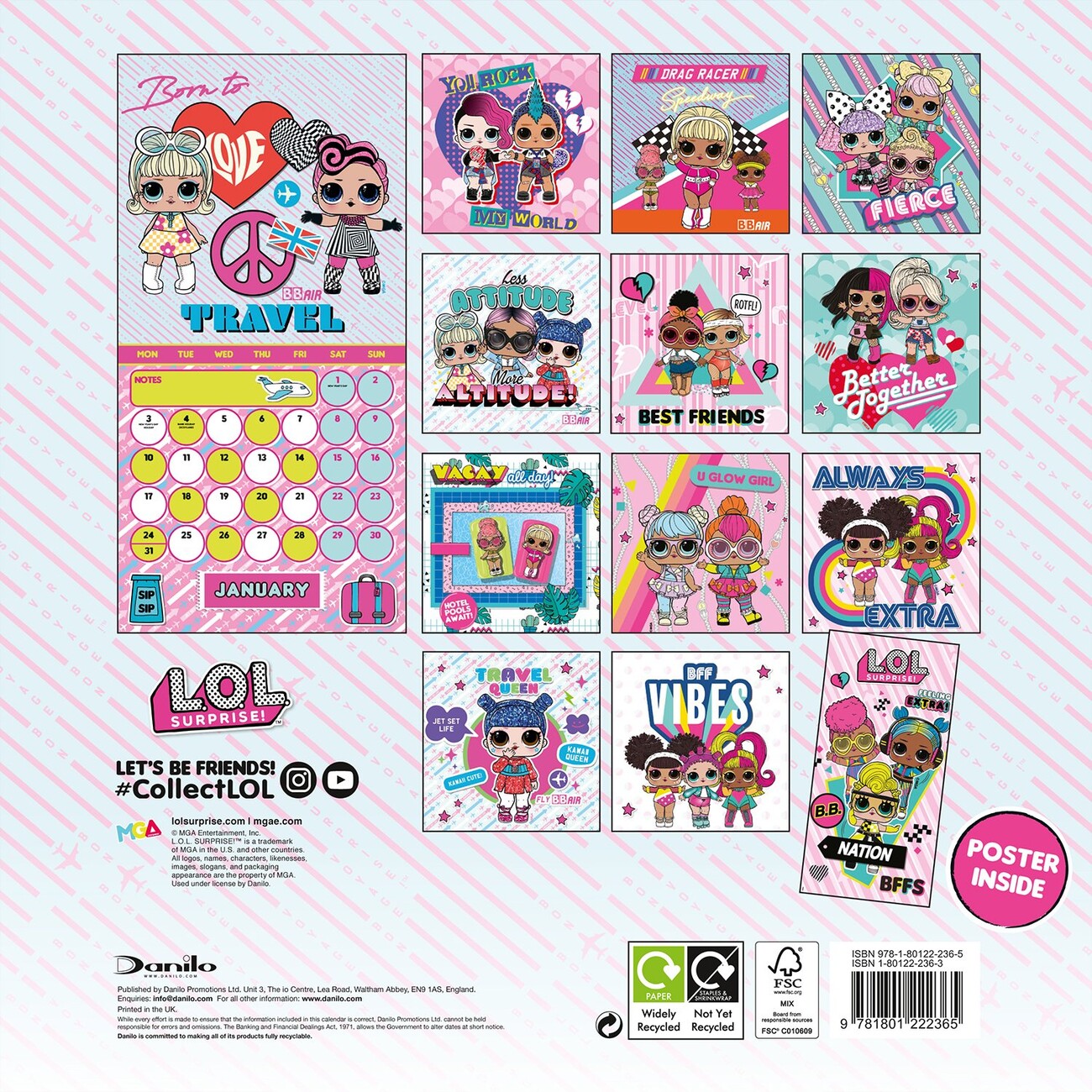 L.O.L Surprise - Wall Calendars 2023