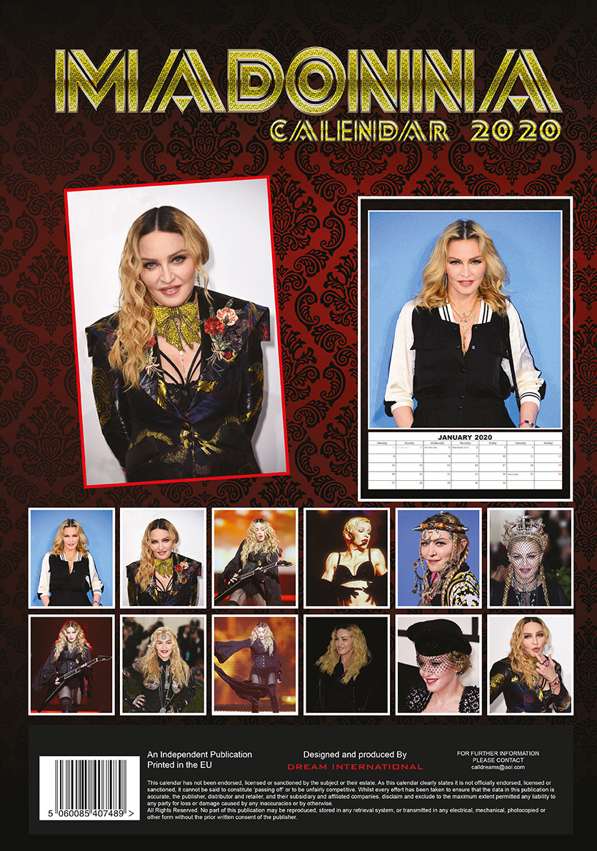 Madonna - Wall Calendars 2020 | Large selection