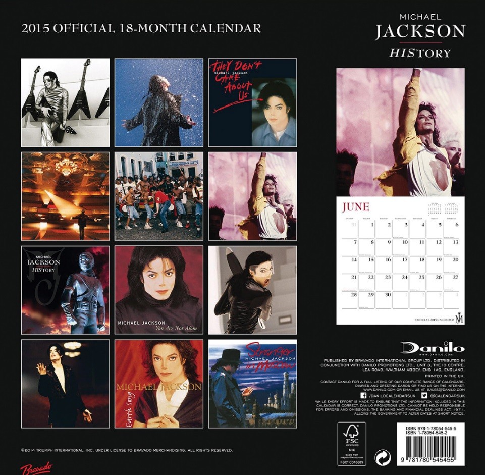 Michael Jackson - Wall Calendars 2015 | Large Selection