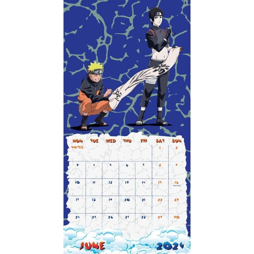 Naruto Shippuden Wall Calendars 2024 Buy at Europosters