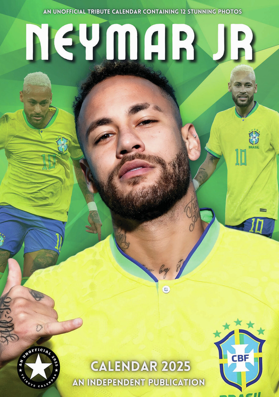 Neymar Wall Calendars 2025 Buy at