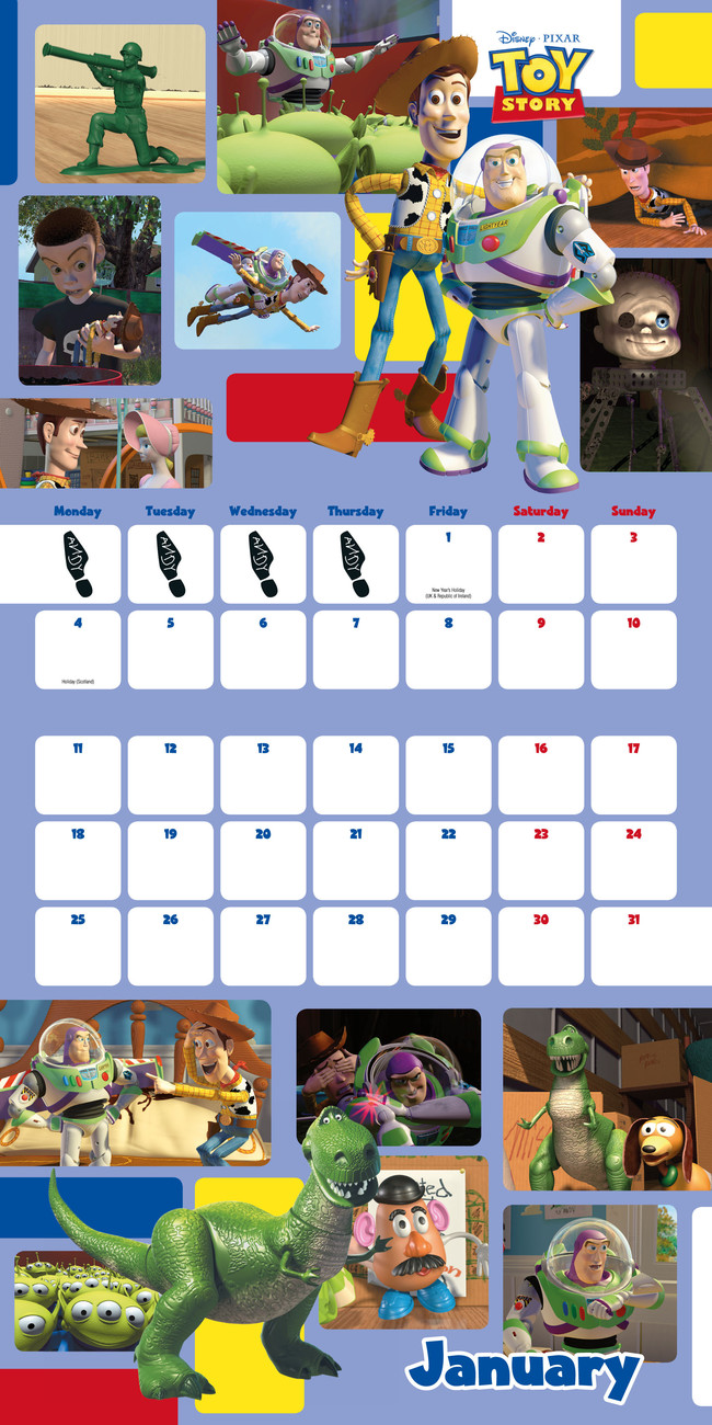 Pixar Wall Calendar 2024 Gretel Darlleen