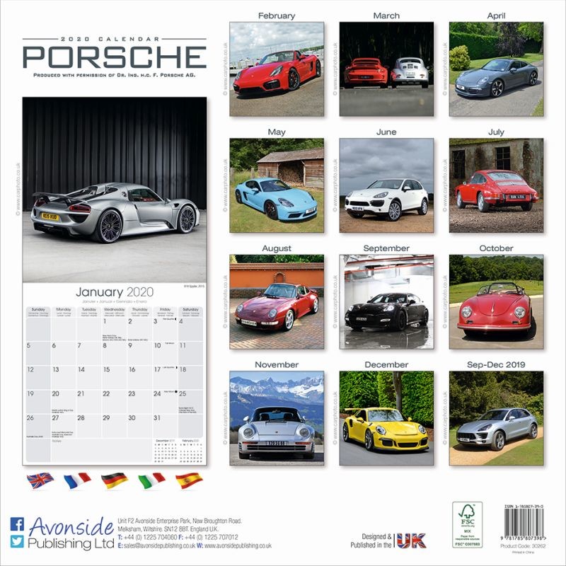 Porsche - Wall Calendars 2022 | Large selection